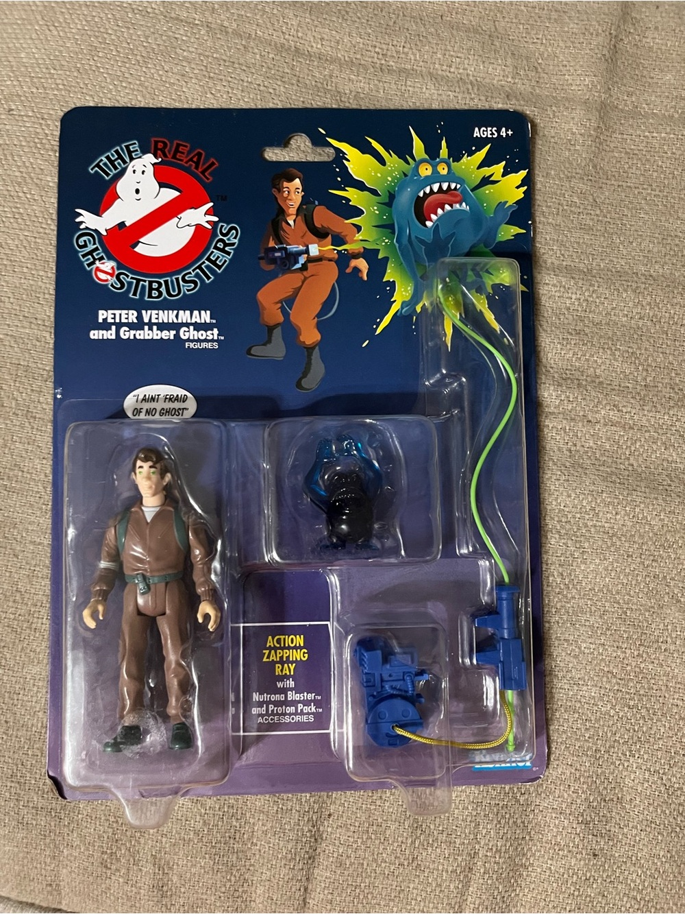 2020 Kenner Classics The Real Ghostbusters Peter Venkman and Grabber Ghost